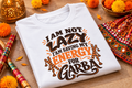 I Am Not Lazy Unisex Classic Crew T-Shirt