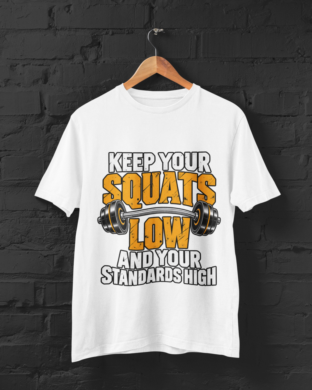 Keep Your Squats Low Unisex Classic Crew T-Shirt