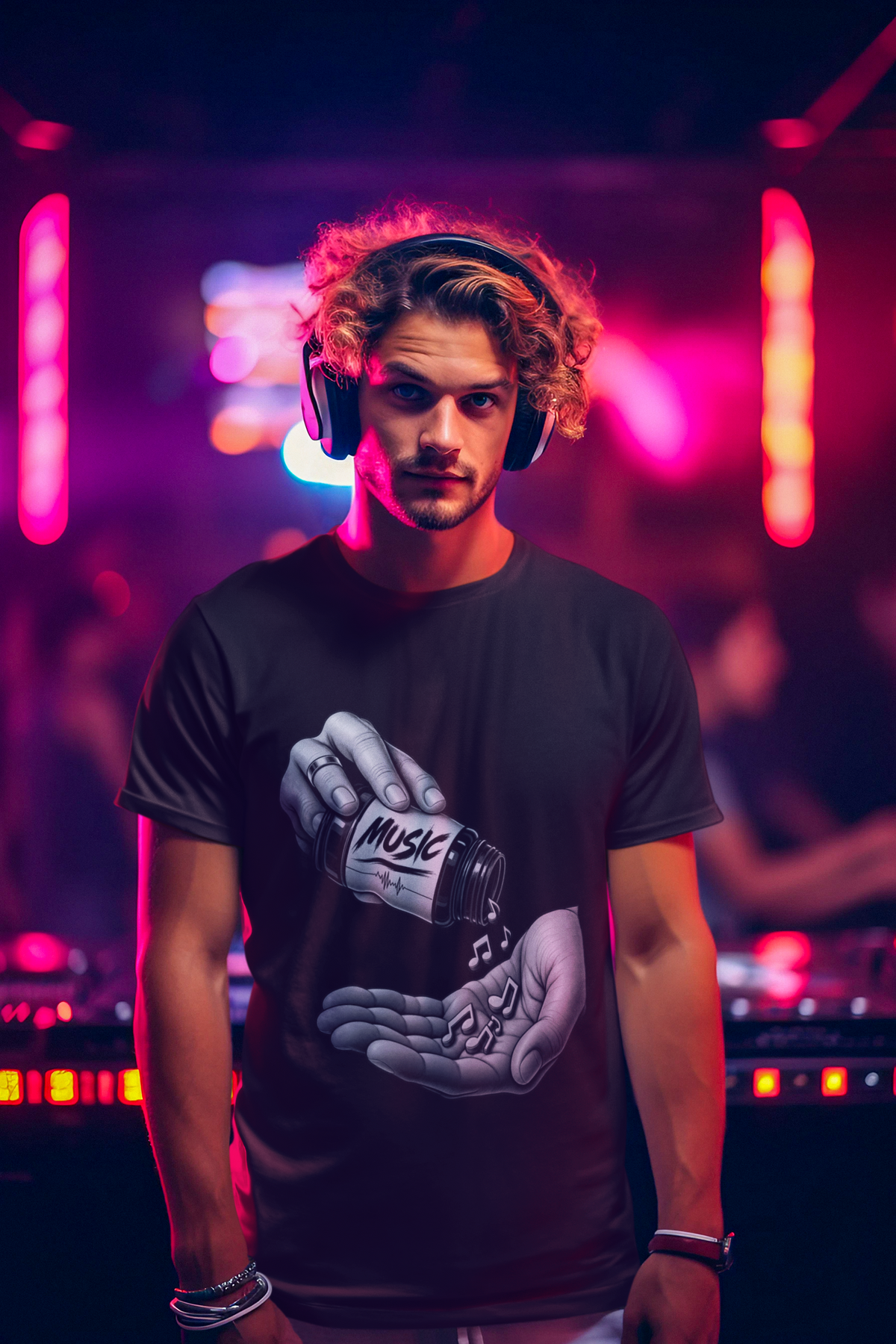 Music is Medicine Unisex Classic Crew T-Shirt