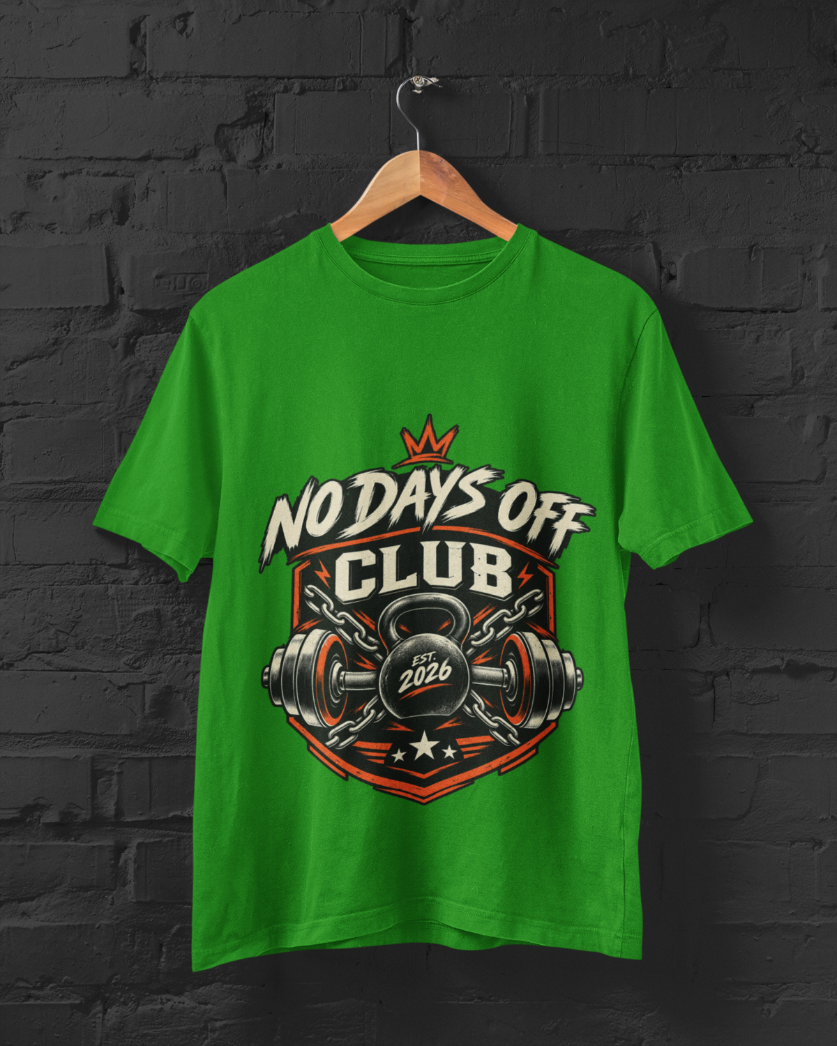 No Days Off Club Unisex Classic Crew T-Shirt