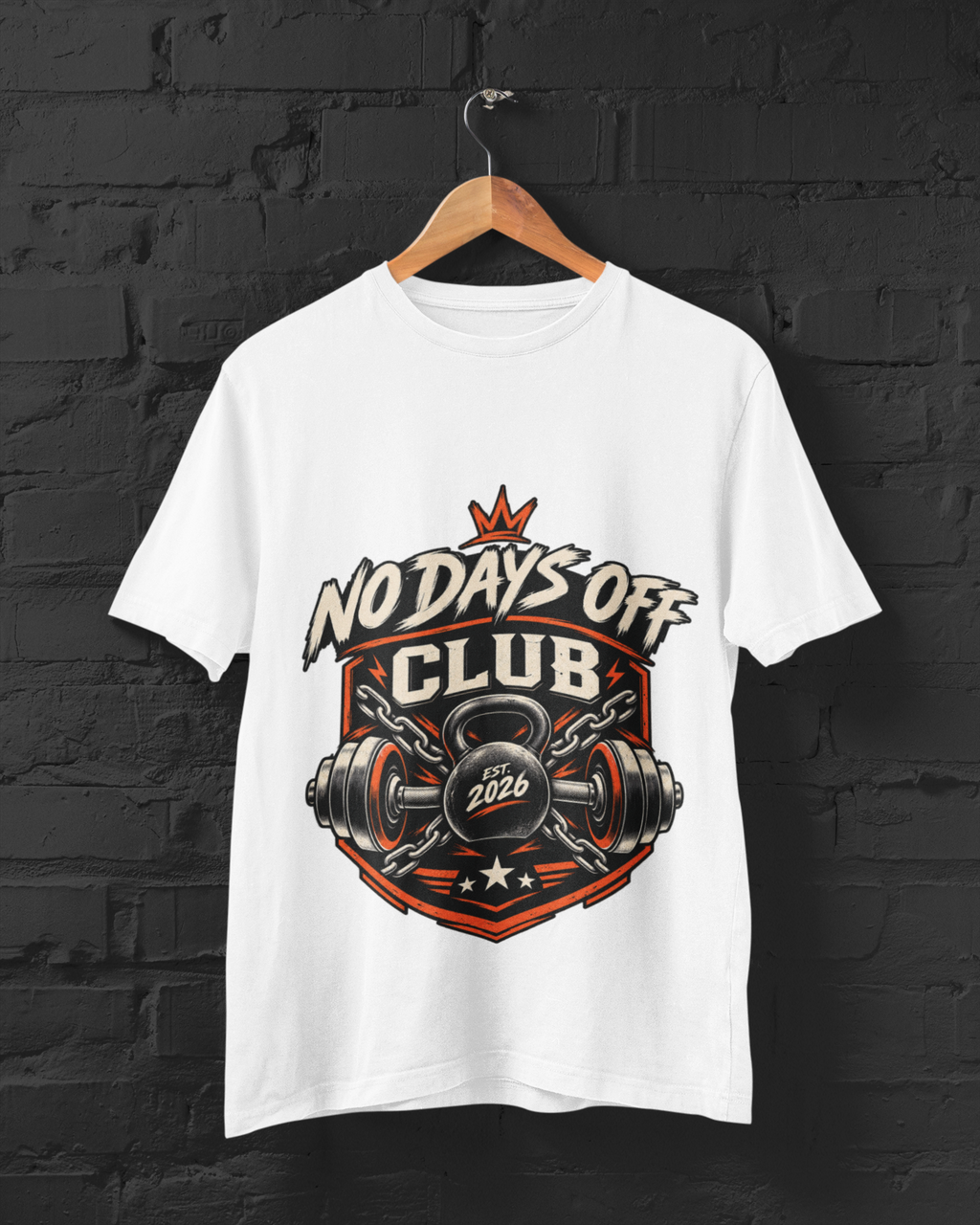 No Days Off Club Unisex Classic Crew T-Shirt