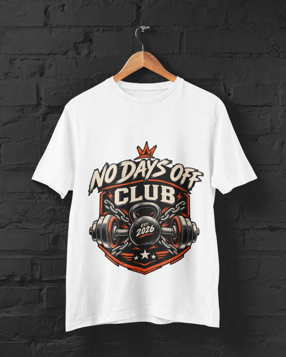 No Days Off Club Unisex Classic Crew T-Shirt