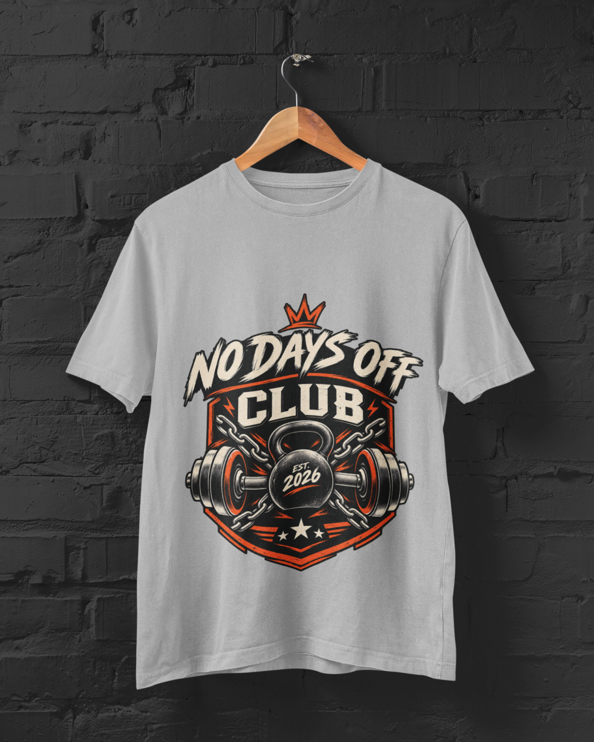 No Days Off Club Unisex Classic Crew T-Shirt