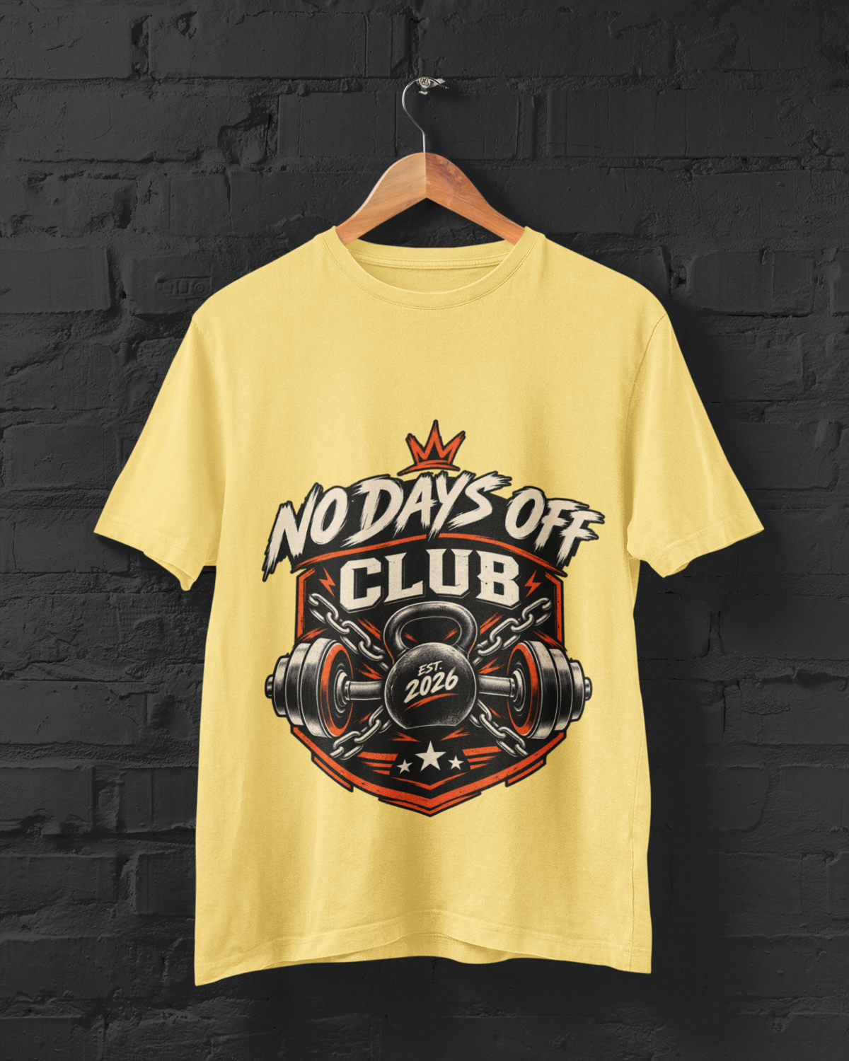 No Days Off Club Unisex Classic Crew T-Shirt