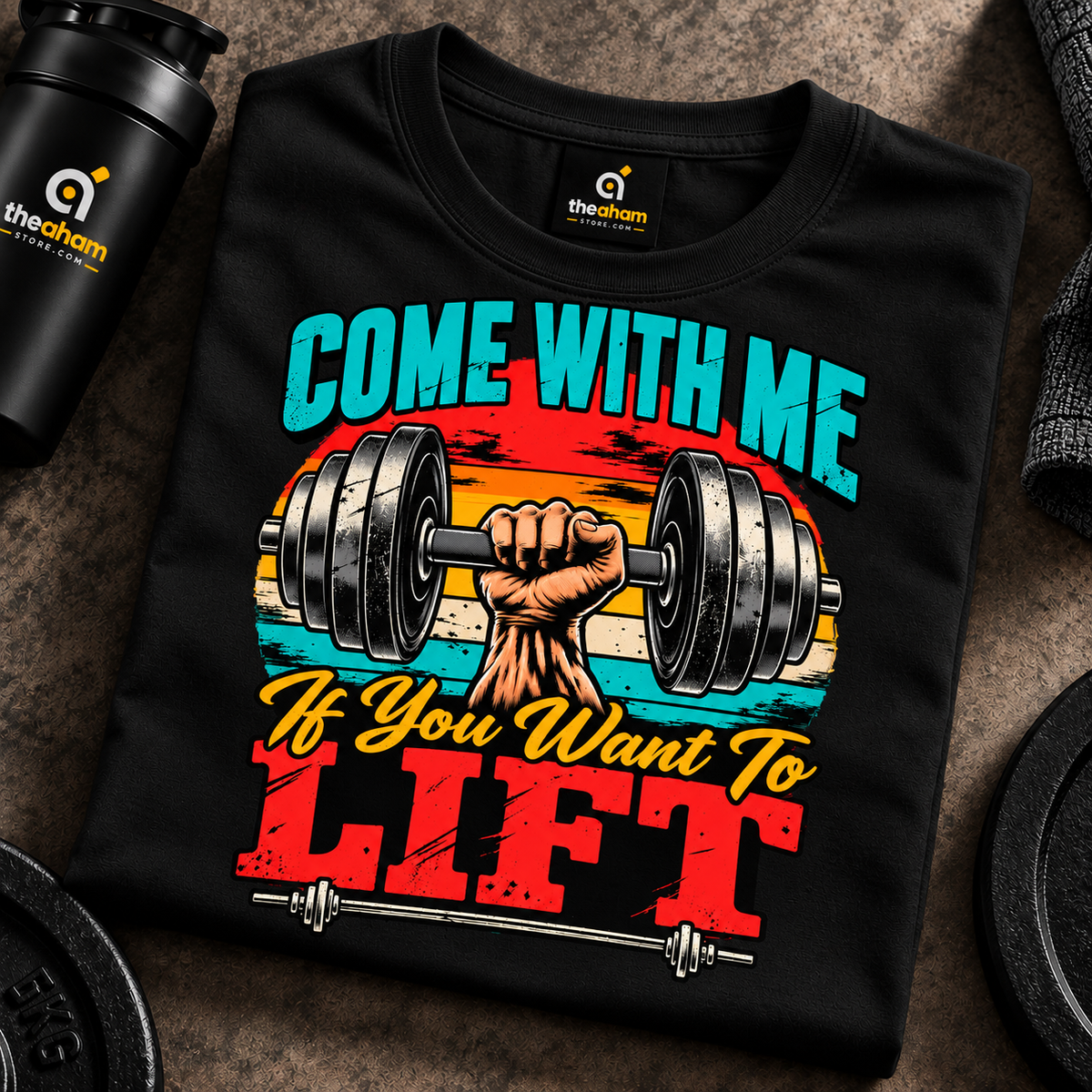 Come WIth Me If You Want to Lift Unisex Classic Crew T-Shirt