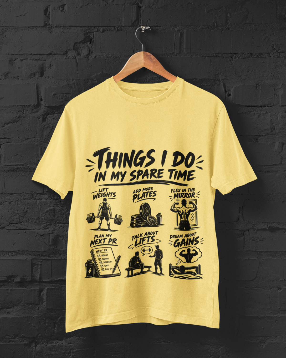 Things I Do Unisex Classic Crew T-Shirt
