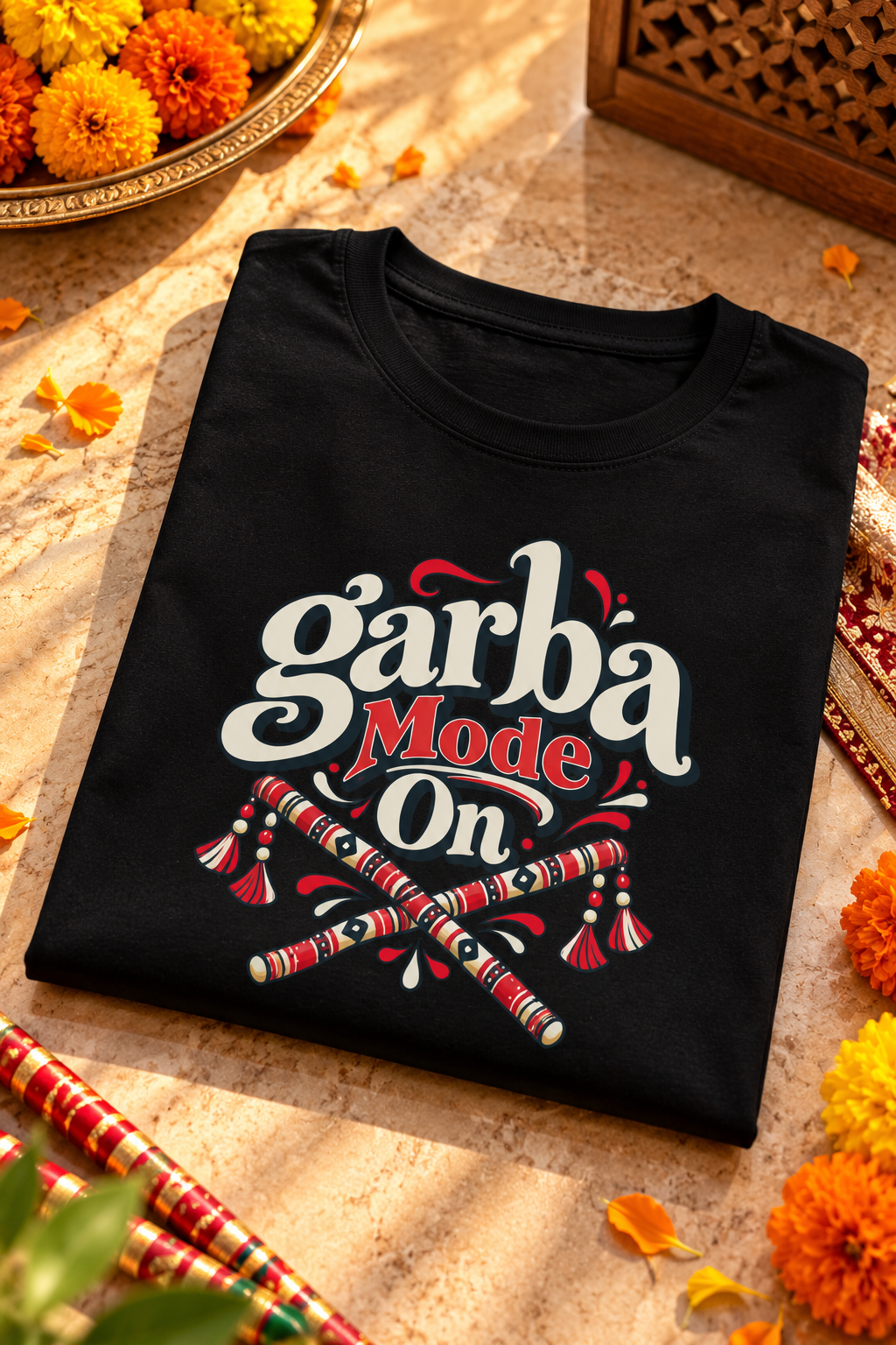 Garba Mode On Unisex Classic Crew T-Shirt