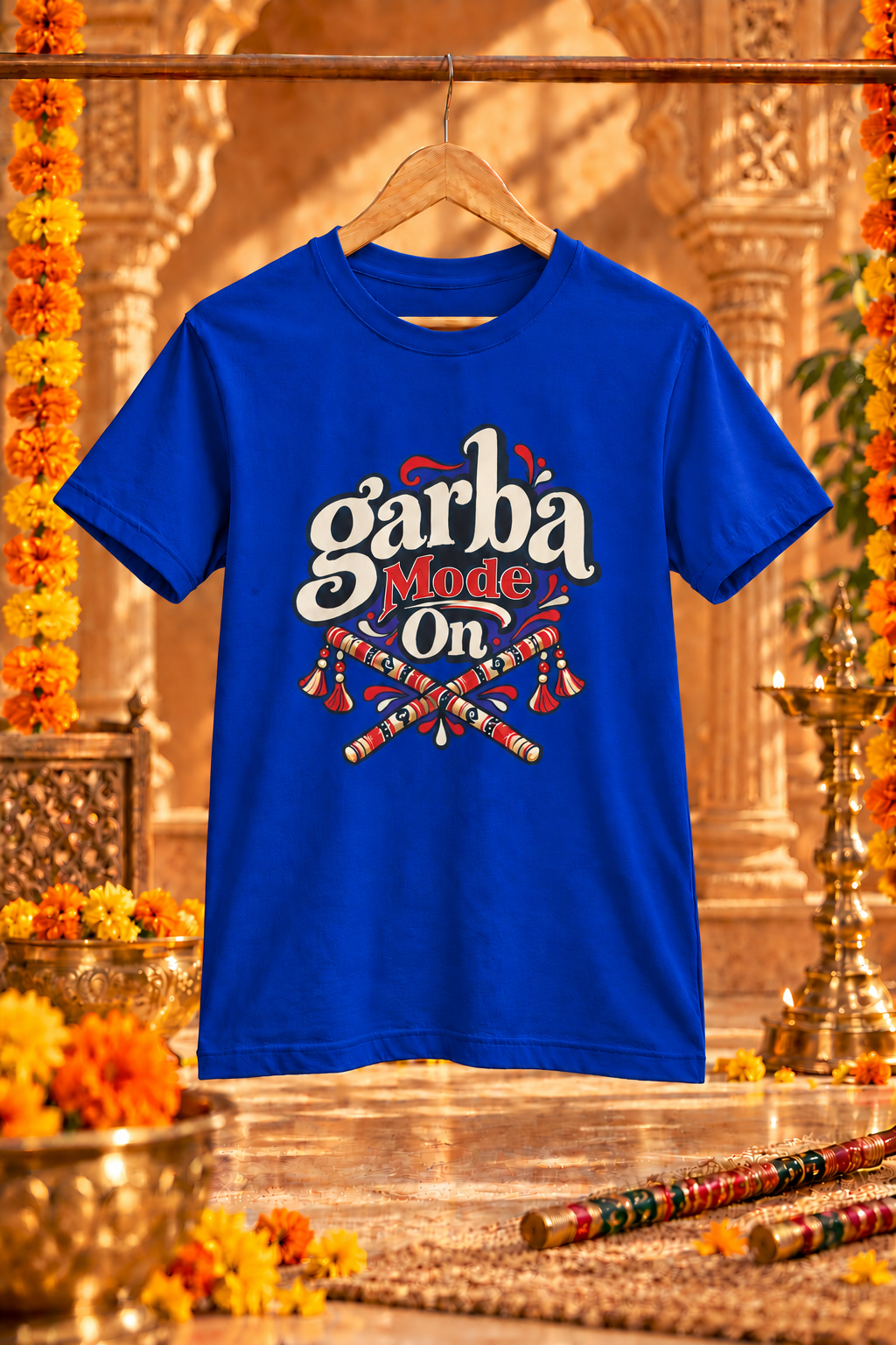 Garba Mode On Unisex Classic Crew T-Shirt